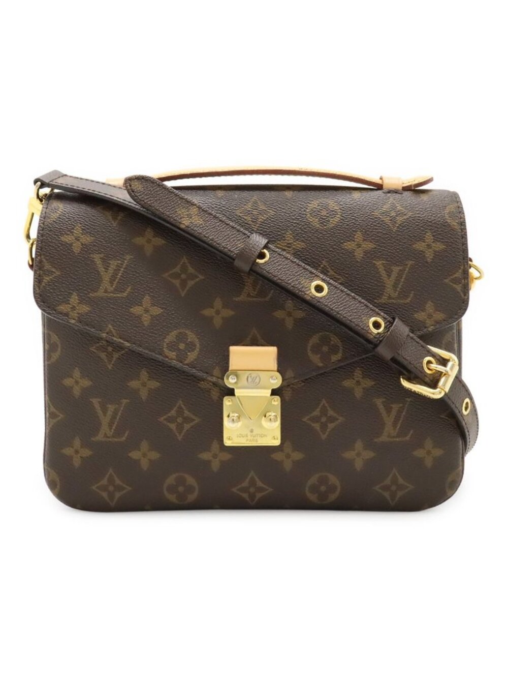 Louis Vuitton Monogram Pochette Metis MM 2-Way Shoulder Bag Clutch